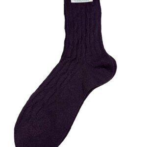 Bresciani 1970 Woman 100% Cashmere Italian Socks Size Large New With Tags